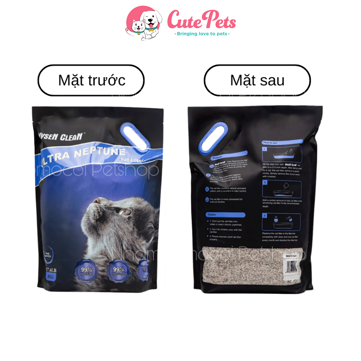 Ultra Neptune Cat Litter 17.6L – Cutepets - Image 2